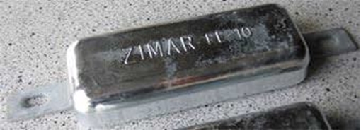 Picture of FE-10 Zimar Weld On Plate Zinc 