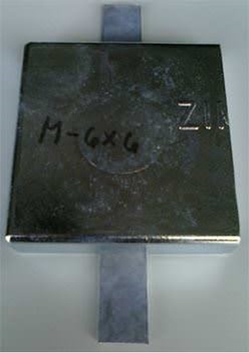 Picture of M-6X6 Zimar Weld On Plate Zinc 