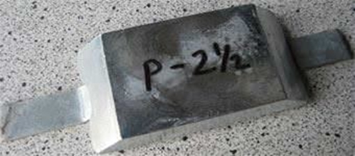 Picture of P-2.5K Zimar Weld On Plate Zinc 