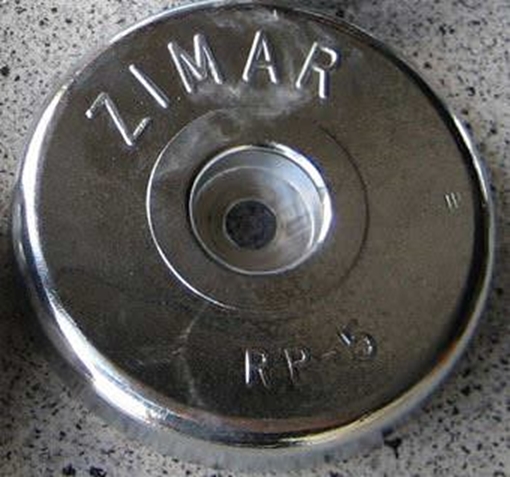 Picture of RP-5 Zimar Round Plate Zinc 