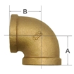 Picture of 00101075 90 Degree Bronze Elbows